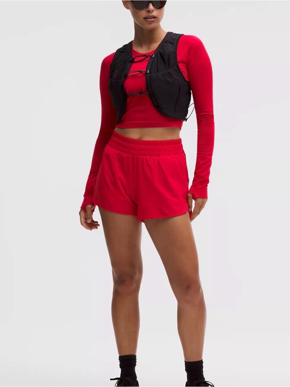 lululemon athletica Red Women's Athletic Shorts